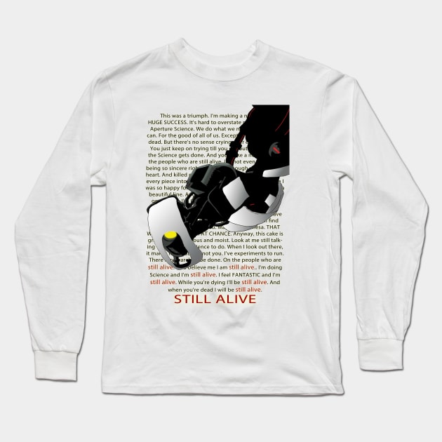 Still Alive Long Sleeve T-Shirt by Warpigs